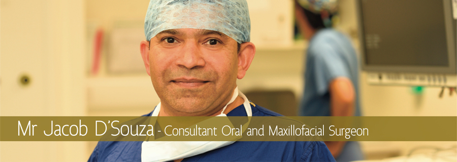Jacob D'Souza - consultant oral and maxillofacial surgeon